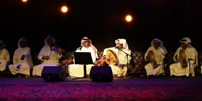 حفلة «بدون بروفة» في مركز الشيخ جابر الأحمد الثقافي تجمع العماري والمهندي وفرقة الماص للفنون الشعبية